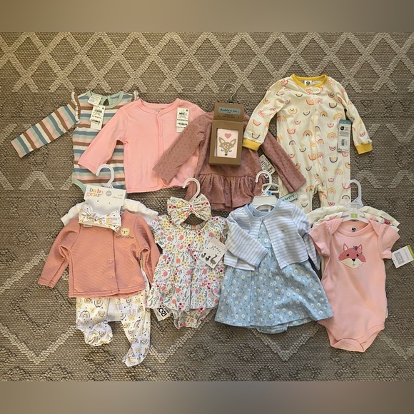 NWT baby girl clothes. No marks or stains. 6-9m or 6m clothes. - Picture 3 of 10